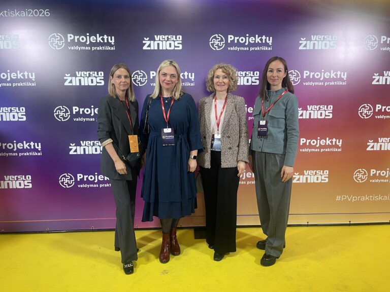 VILNIUS TECH VVF bendruomenė dalyvavo konferencijoje „Projektų valdymas praktiškai 2026“