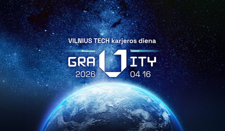 VILNIUS TECH taps verslo ir talentų traukos centru: vyks 22-oji karjeros diena GRAVITY
