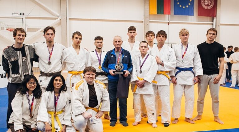 Lietuvos studentų dziudo čempionate iškovotos prizinės vietos