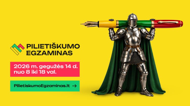 Kviečiame bendruomenę registruotis į Pilietiškumo egzaminą
