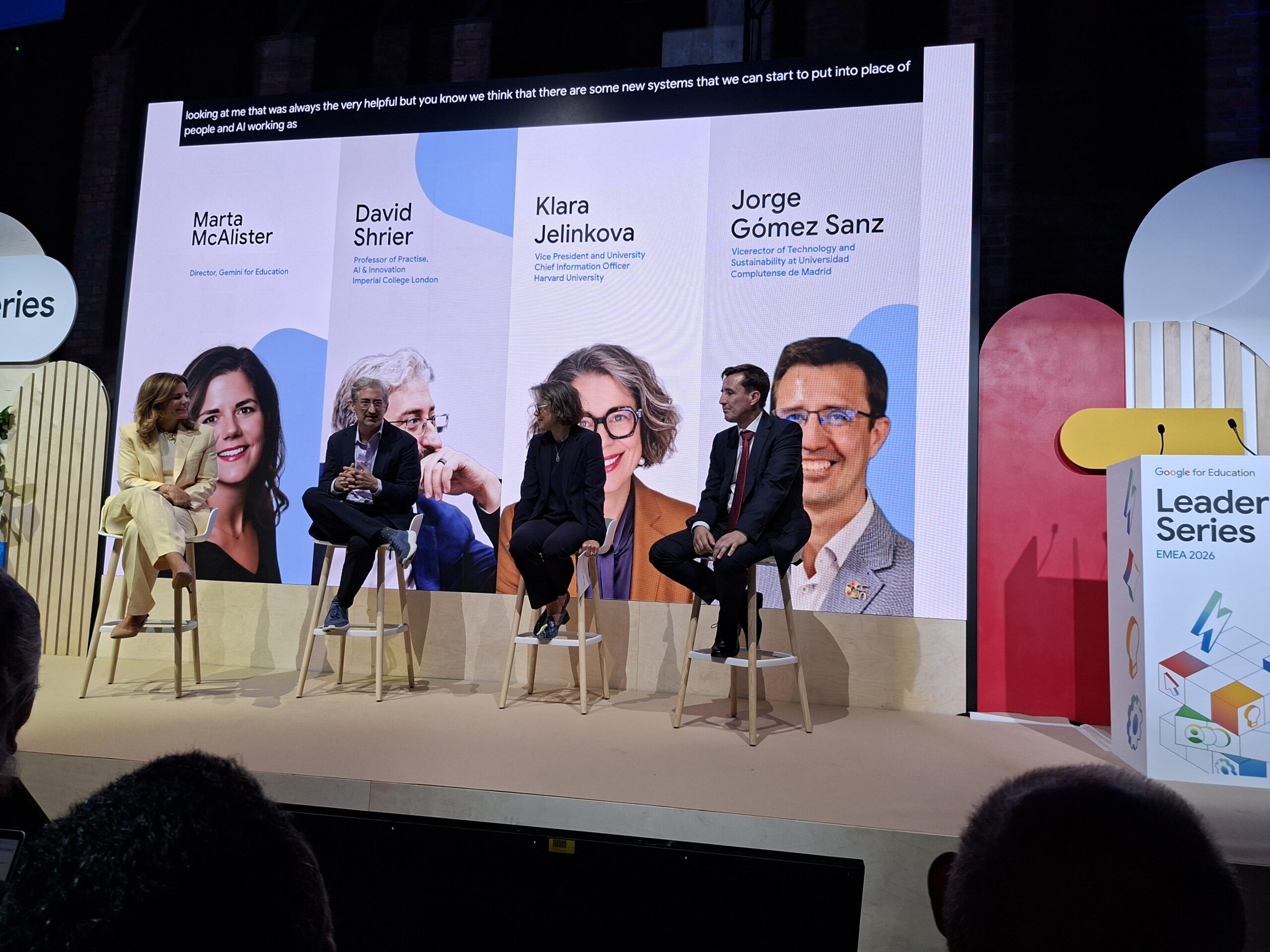 „Google for Education Higher Education Leader Series EMEA“ renginys Londone