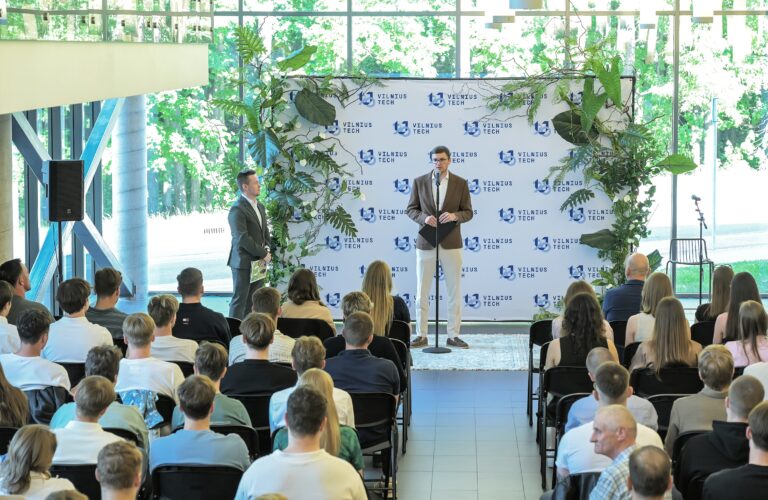 Iškilmingoje šventėje pagerbti geriausi VILNIUS TECH sportininkai ir menininkai