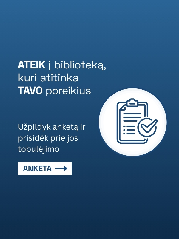 Ateik į biblioteką, kuri atitinka tavo poreikius (mobile popup)