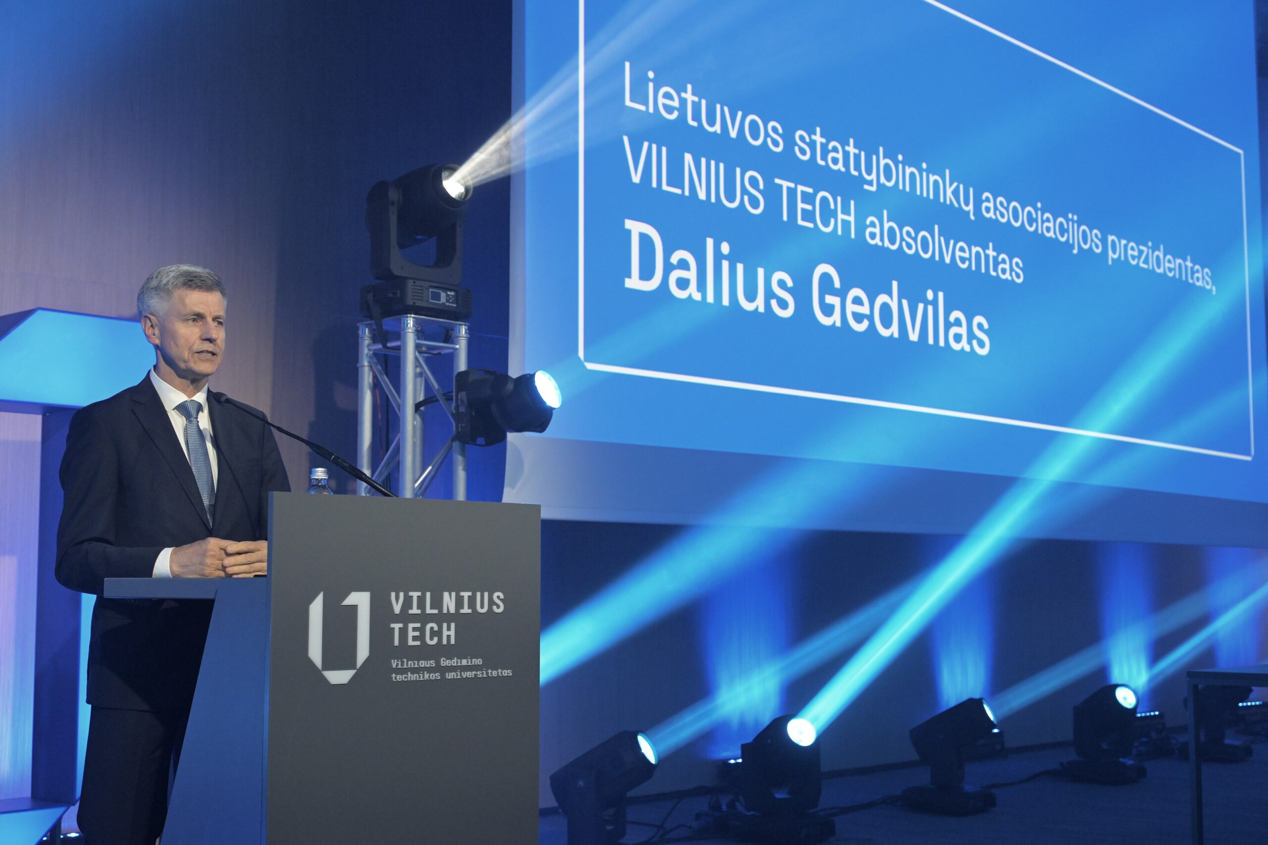 Lietuvos statybininkų asociacijos prezidentas Dalius Gedvilas