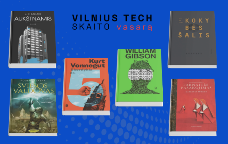 VILNIUS TECH SKAITO vasarą: mokslinės fantastikos kūriniai bibliotekoje