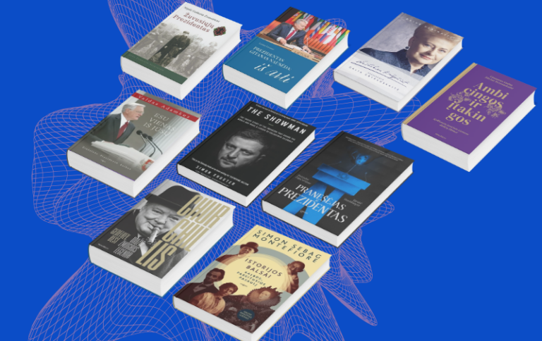VILNIUS TECH Library invites to discover books about leaders and historical figures
