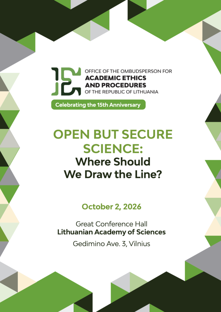 Kvietimas dalyvauti konferencijoje „Open but Secure Science: Where Should We Draw the Line?“