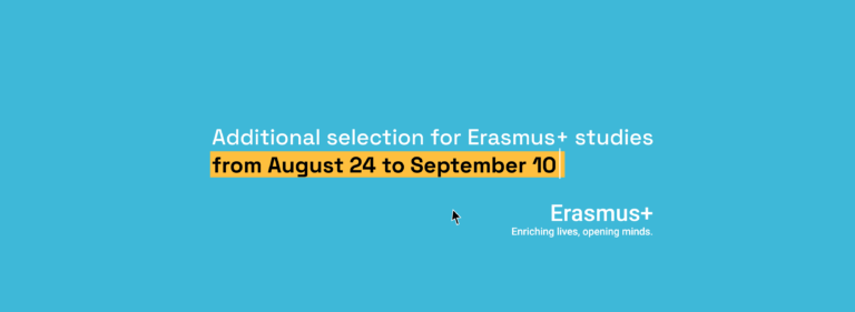 Dear student, take advantage of the Erasmus+ opportunities!