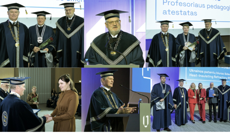 Researchers and inventors honored at the ceremonial VILNIUS TECH Senate meeting