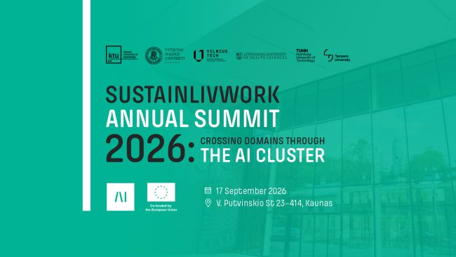 Kokio dirbtinio intelekto šiandien reikia mokslui, verslui ir gynybai? Diskusijai kviečia „SustAInLivWork“
