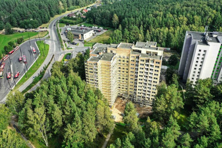 VILNIUS TECH pradeda renovuoti vieną didžiausių bendrabučių Saulėtekyje: studentų gyvenimo sąlygų gerinimui skirta apie 12,8 mln. eurų