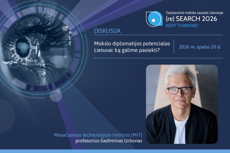 MIT profesorius G. Urbonas: „Lietuva gali ne tik dalyvauti tarptautiniuose mokslo tinkluose, bet ir juos inicijuoti“