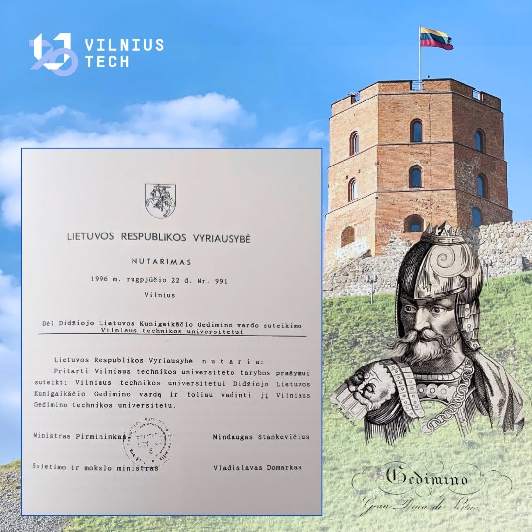Universitetui suteikiamas Gedimino vardas