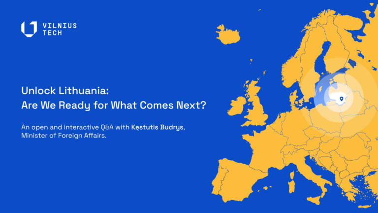 Diskusija „Are We Ready for What Comes Next?“ su Užsienio reikalų ministru Kęstučiu Budriu